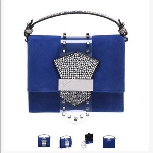 Giuseppe Zanotti 3 ways Suede Leather purse